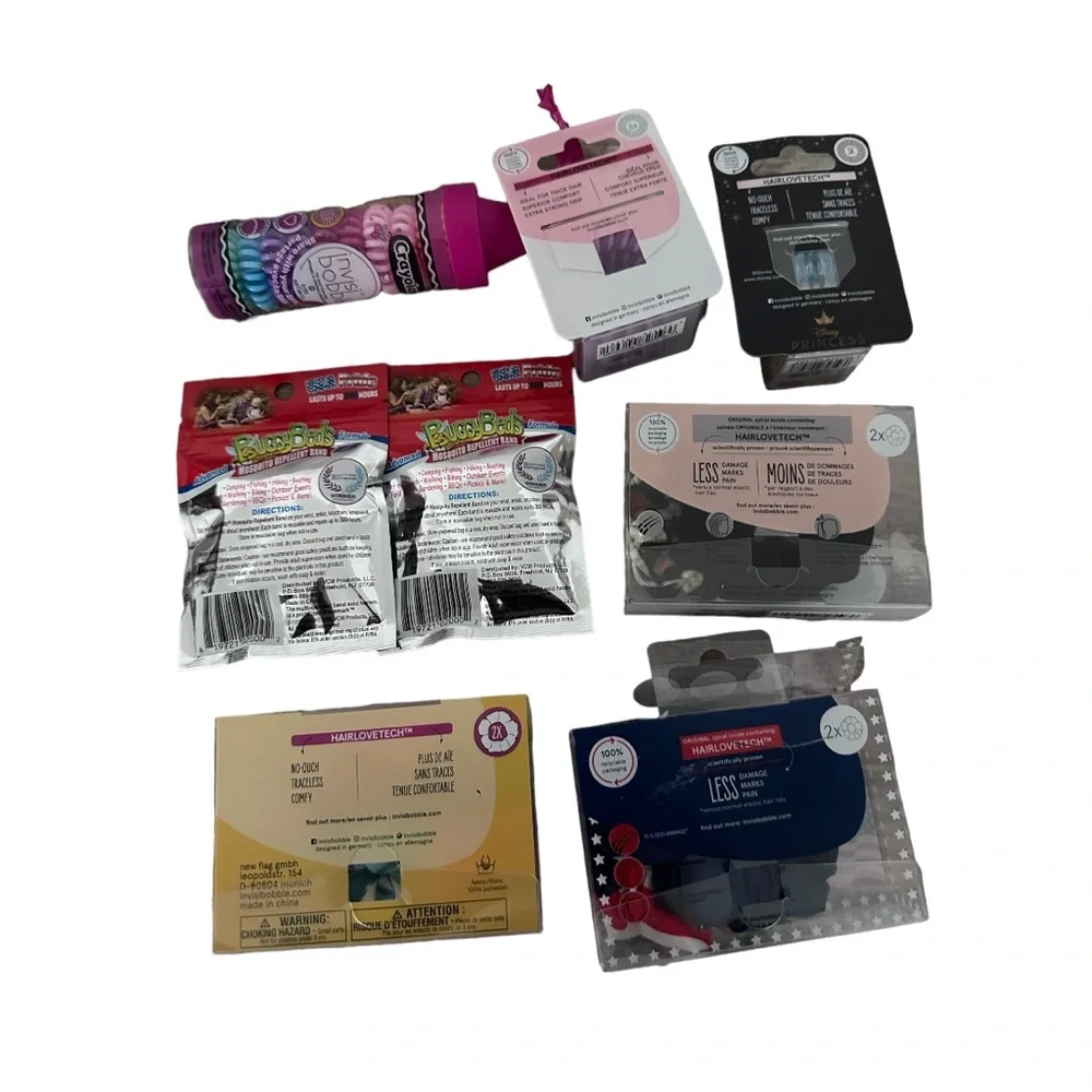 InvisiBobble Spiral Hair Ring Scrunchie Sprunchie Lot Of 8 Boxes NEW